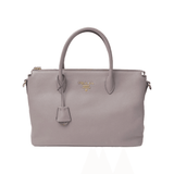 Argilla Gray Vitello Phenix Leather Satchel Shoulder Bag - Endless - UAE Rental and Resale for Women's Fashion
