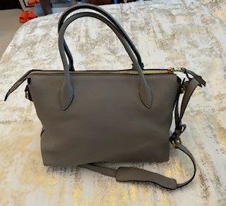 Argilla Gray Vitello Phenix Leather Satchel Shoulder Bag - Endless - UAE Rental and Resale for Women's Fashion