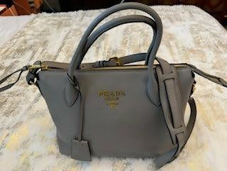 Argilla Gray Vitello Phenix Leather Satchel Shoulder Bag - Endless - UAE Rental and Resale for Women's Fashion