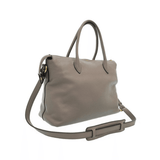 Argilla Gray Vitello Phenix Leather Satchel Shoulder Bag - Endless - UAE Rental and Resale for Women's Fashion