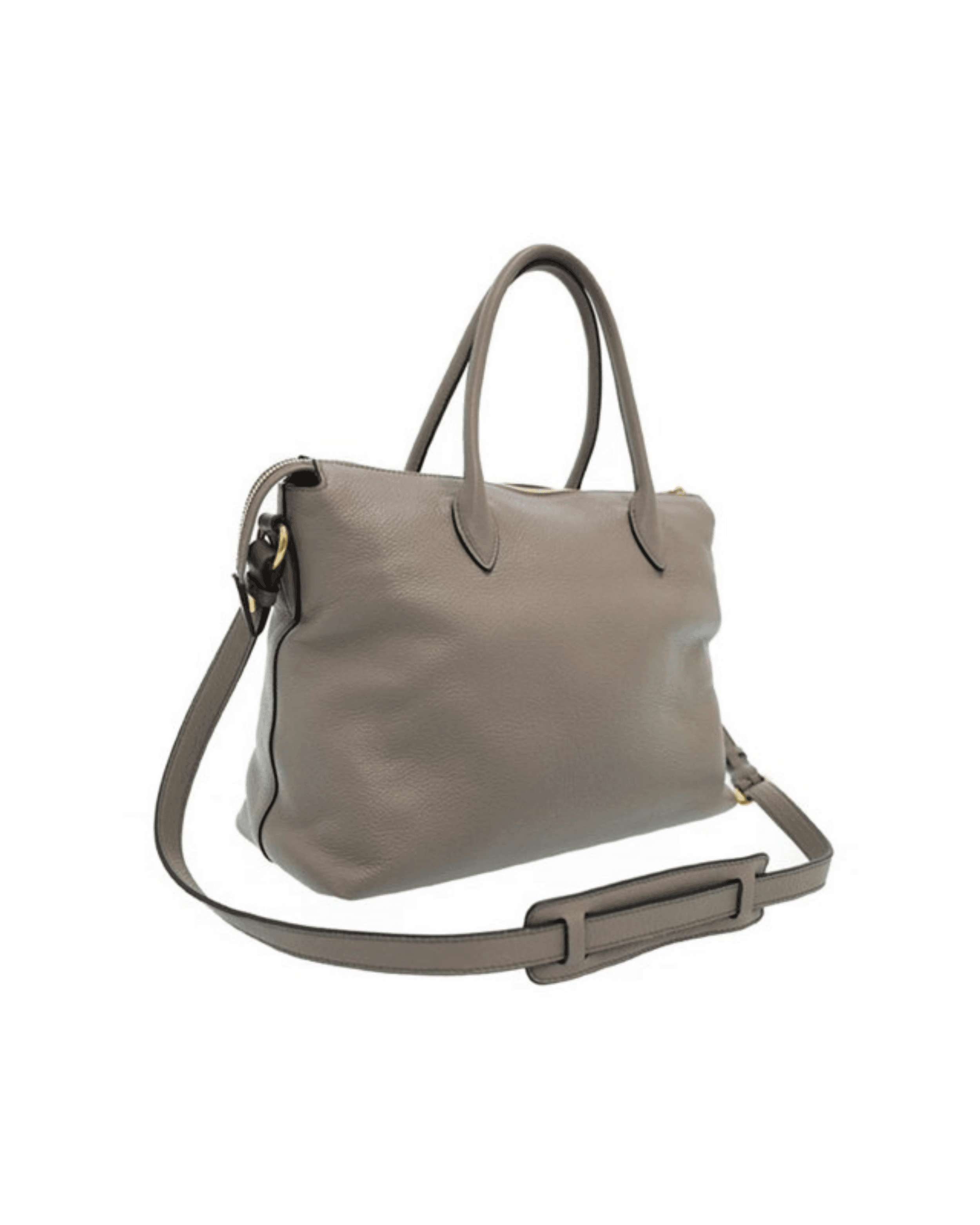 Argilla Gray Vitello Phenix Leather Satchel Shoulder Bag - Endless - UAE Rental and Resale for Women's Fashion