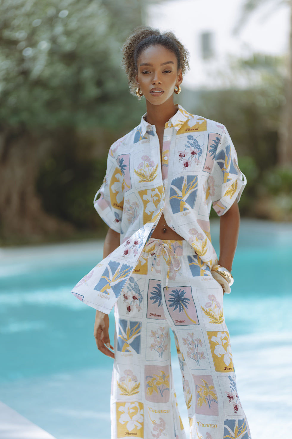 Artie Amalfi Linen Co-ord Set - Endless - UAE Rental and Resale for Women's Fashion