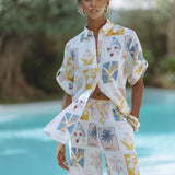 Artie Amalfi Linen Co-ord Set - Endless - UAE Rental and Resale for Women's Fashion