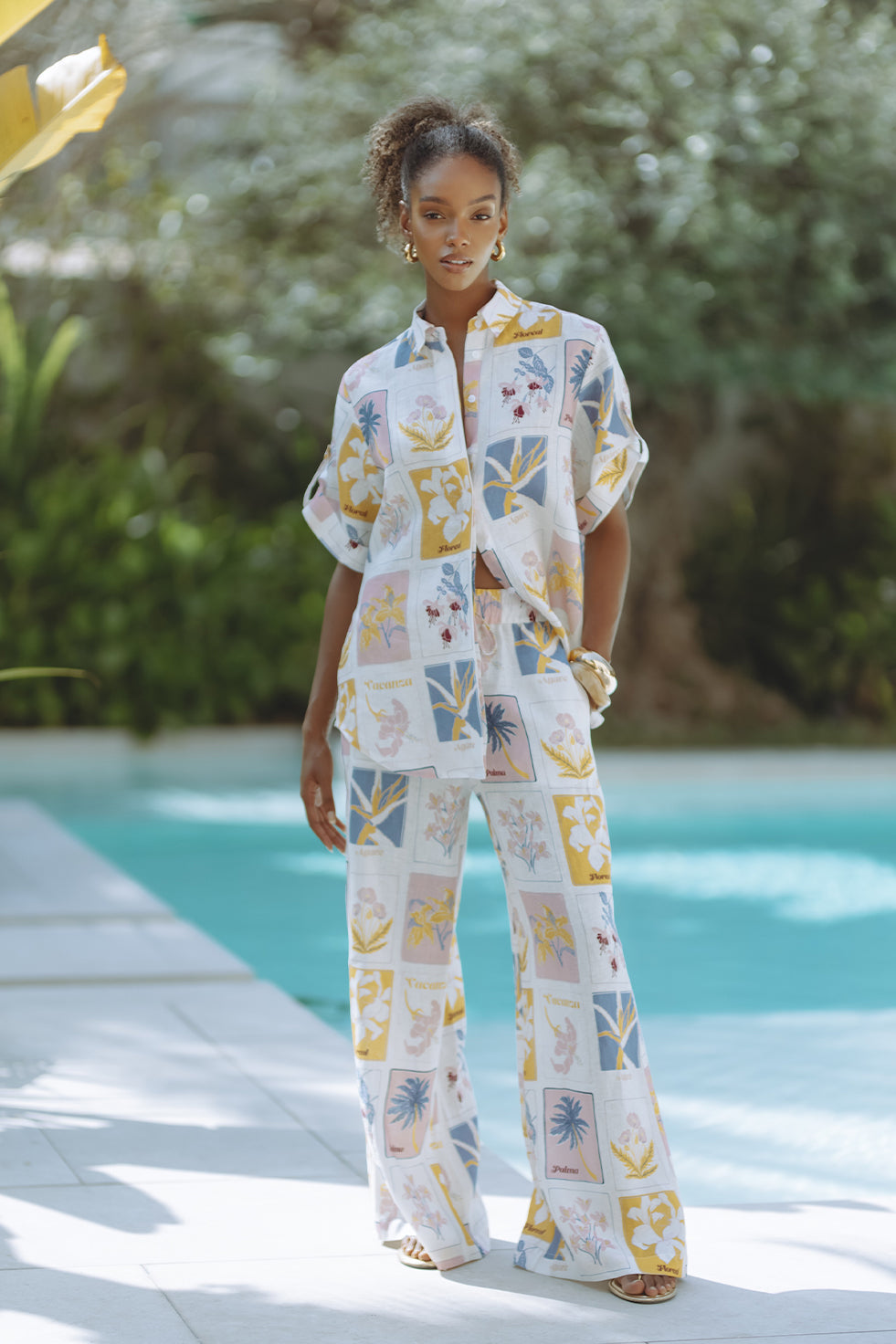 Artie Amalfi Linen Co-ord Set - Endless - UAE Rental and Resale for Women's Fashion