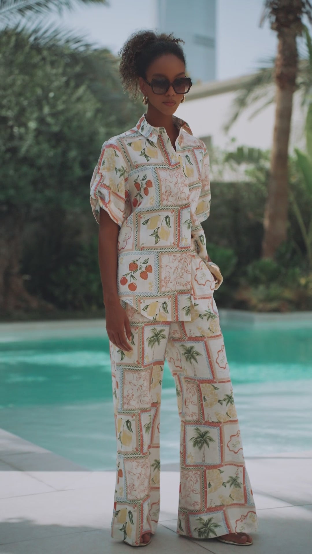Artie Amalfi Linen Co-ord Set - Endless - UAE Rental and Resale for Women's Fashion