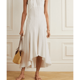Asymmetric Cotton Halterneck Midi Dress - Endless - UAE Rental and Resale for Women's Fashion