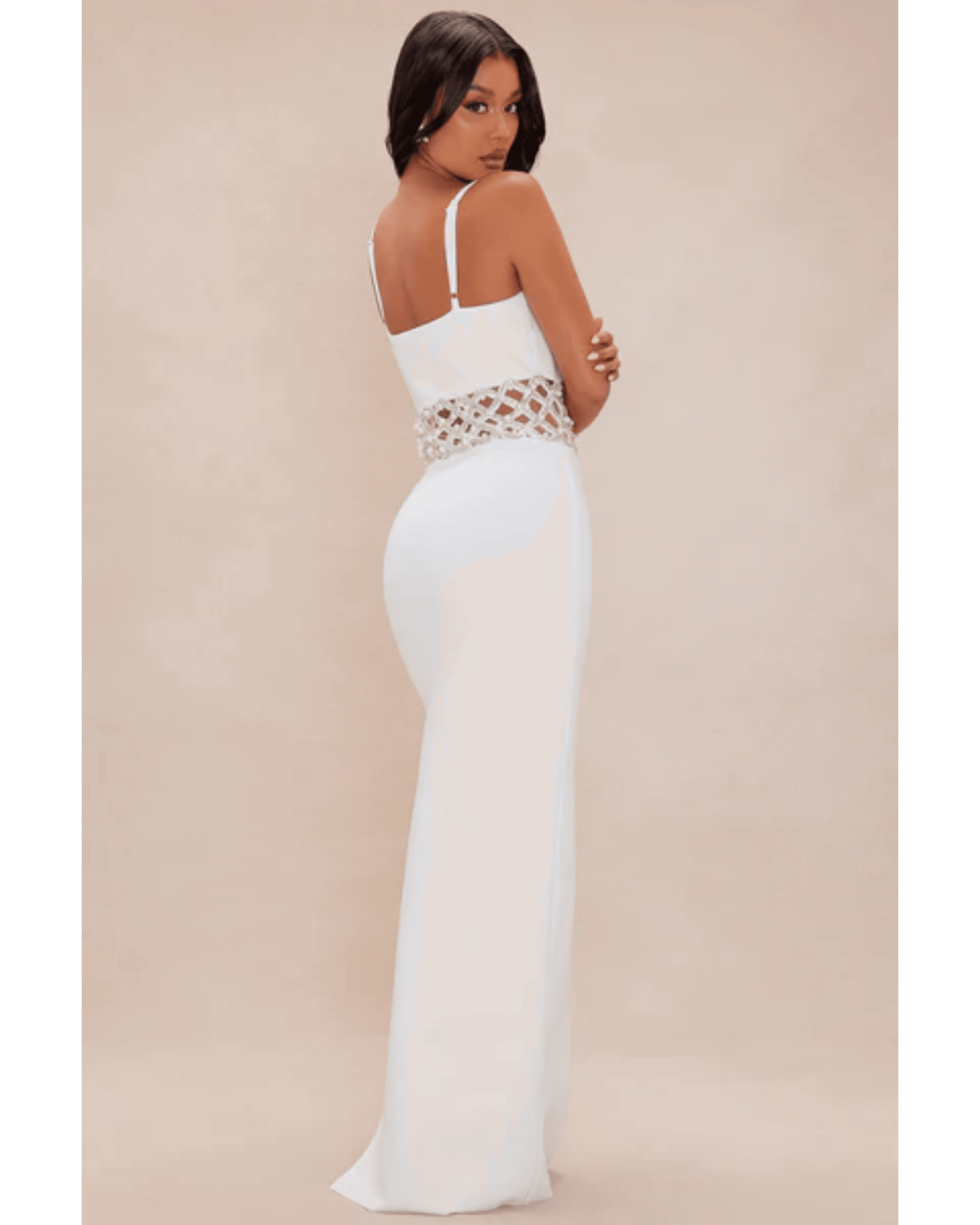 Athina Embellished Maxi Dress - Endless - UAE Rental and Resale for Women's Fashion