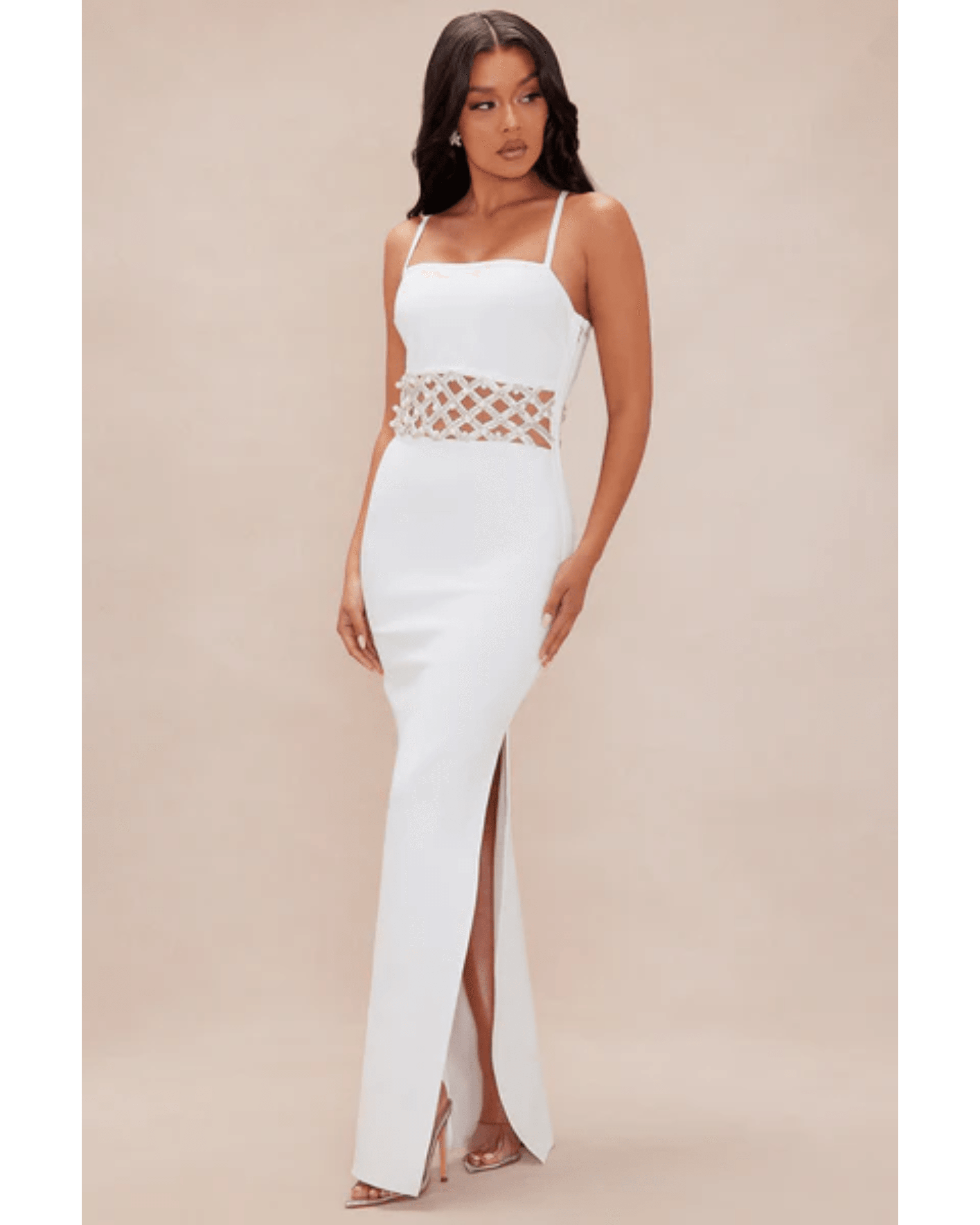 Athina Embellished Maxi Dress - Endless - UAE Rental and Resale for Women's Fashion