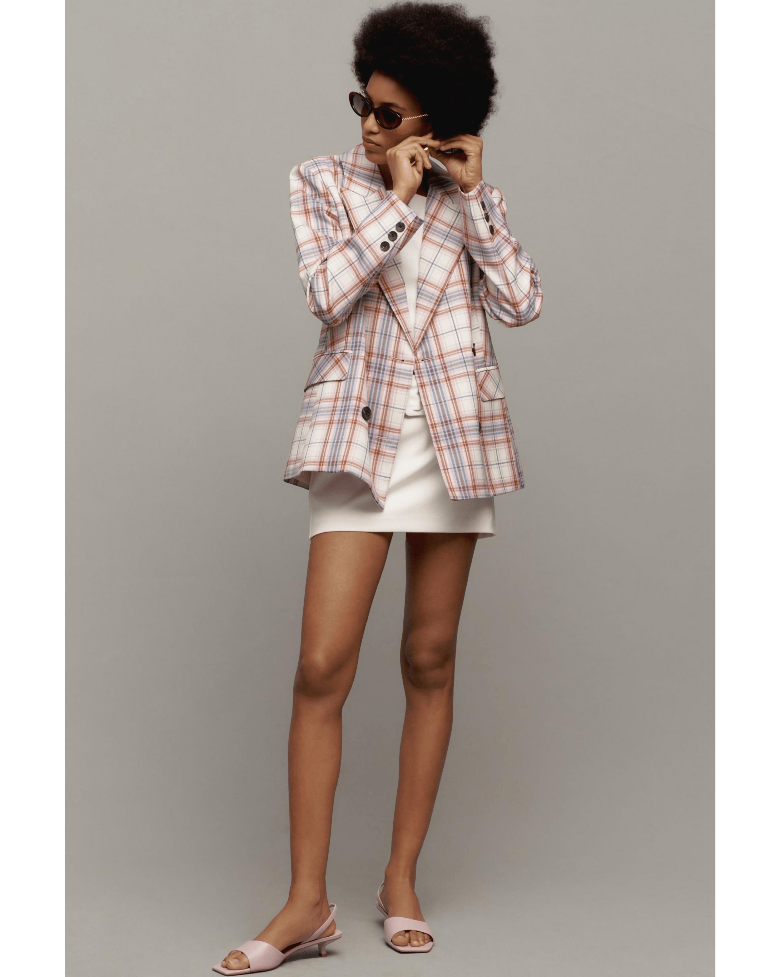 Avec Les Filles Plaid Blazer - Endless - UAE Rental and Resale for Women's Fashion