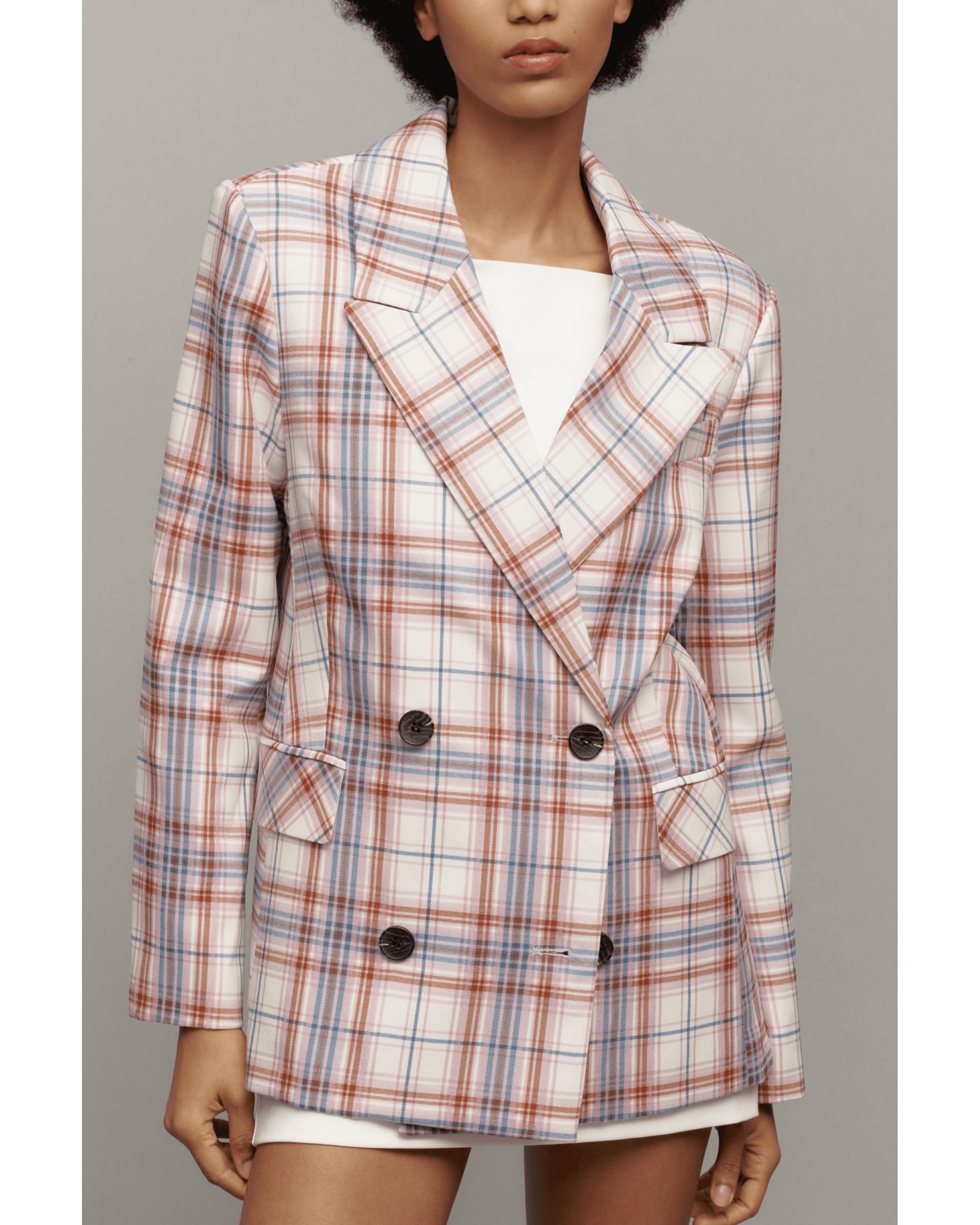 Avec Les Filles Plaid Blazer - Endless - UAE Rental and Resale for Women's Fashion