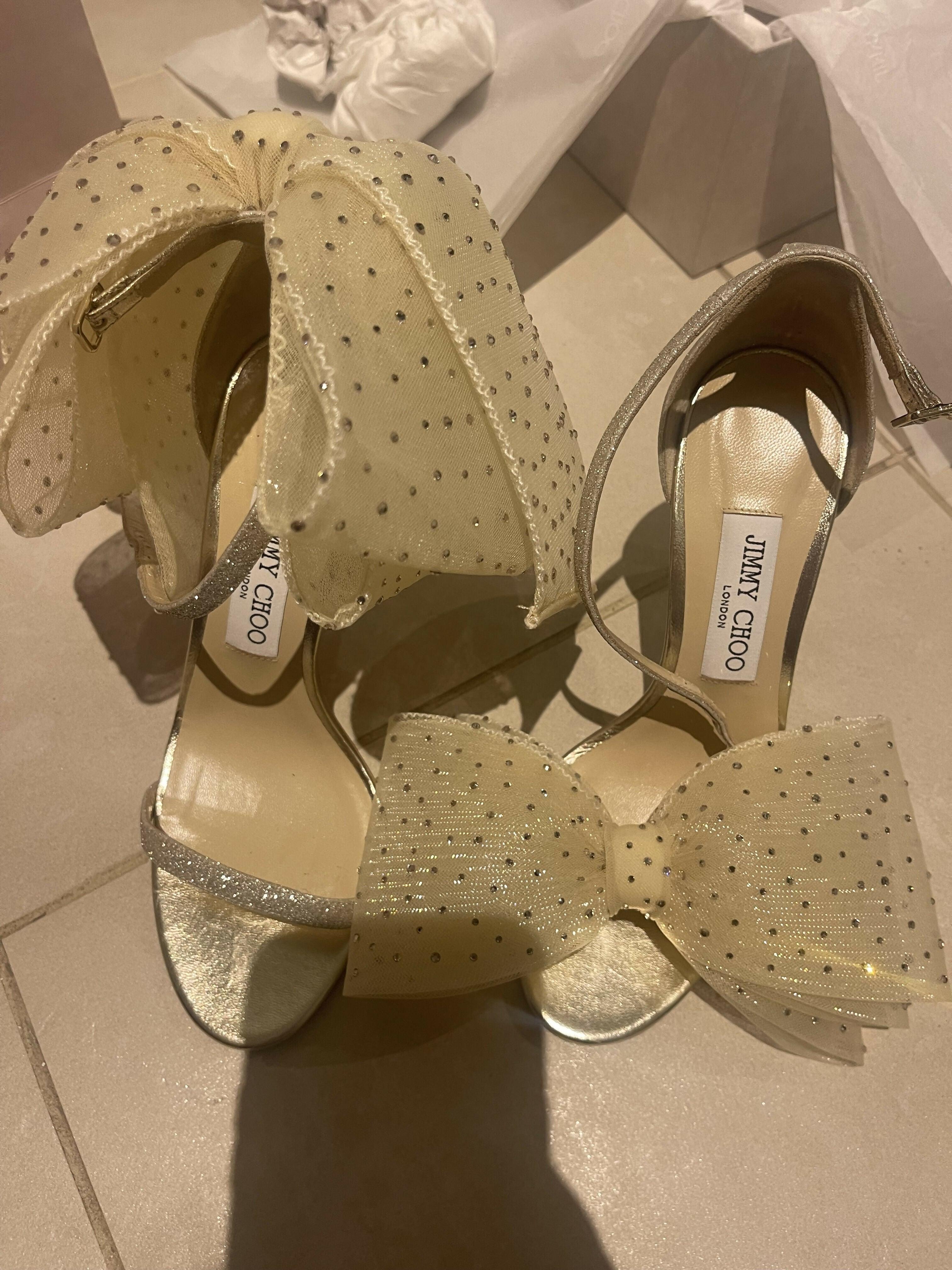 Aveline 100mm Bow-embellished Sandals - Endless - UAE Rental and Resale for Women's Fashion