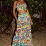 Ayla Top & Maxi Skirt Co-ord Set â“ Phaedra Print - Endless - UAE Rental and Resale for Women's Fashion