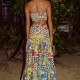 Ayla Top & Maxi Skirt Co-ord Set â“ Phaedra Print - Endless - UAE Rental and Resale for Women's Fashion