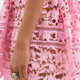 Azalea Floral Guipure-Lace Mini Dress - Endless - UAE Rental and Resale for Women's Fashion