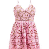 Azalea Floral Guipure-Lace Mini Dress - Endless - UAE Rental and Resale for Women's Fashion