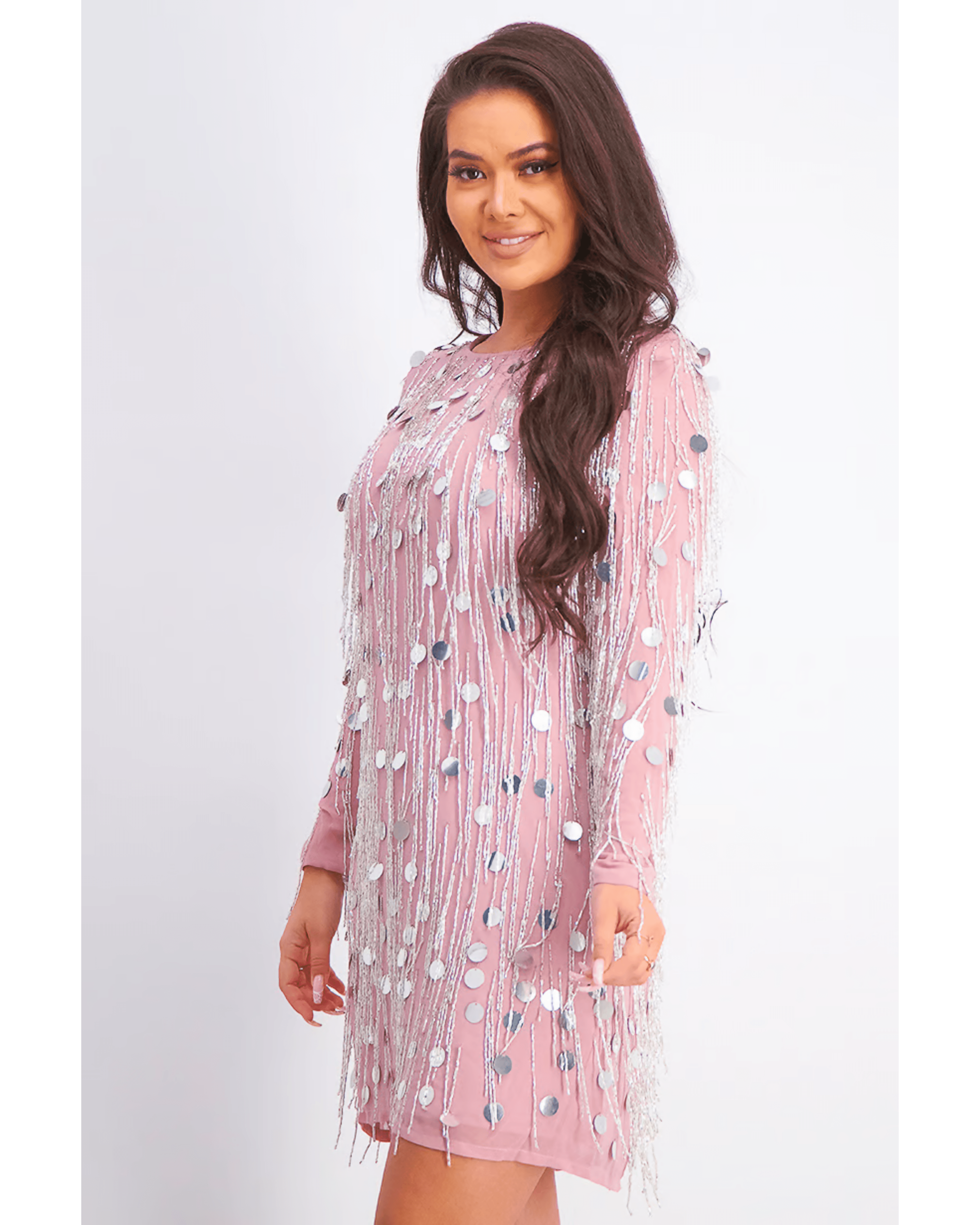 Baani Beaded Fringe Dress - Endless - UAE Rental and Resale for Women's Fashion