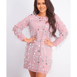 Baani Beaded Fringe Dress - Endless - UAE Rental and Resale for Women's Fashion