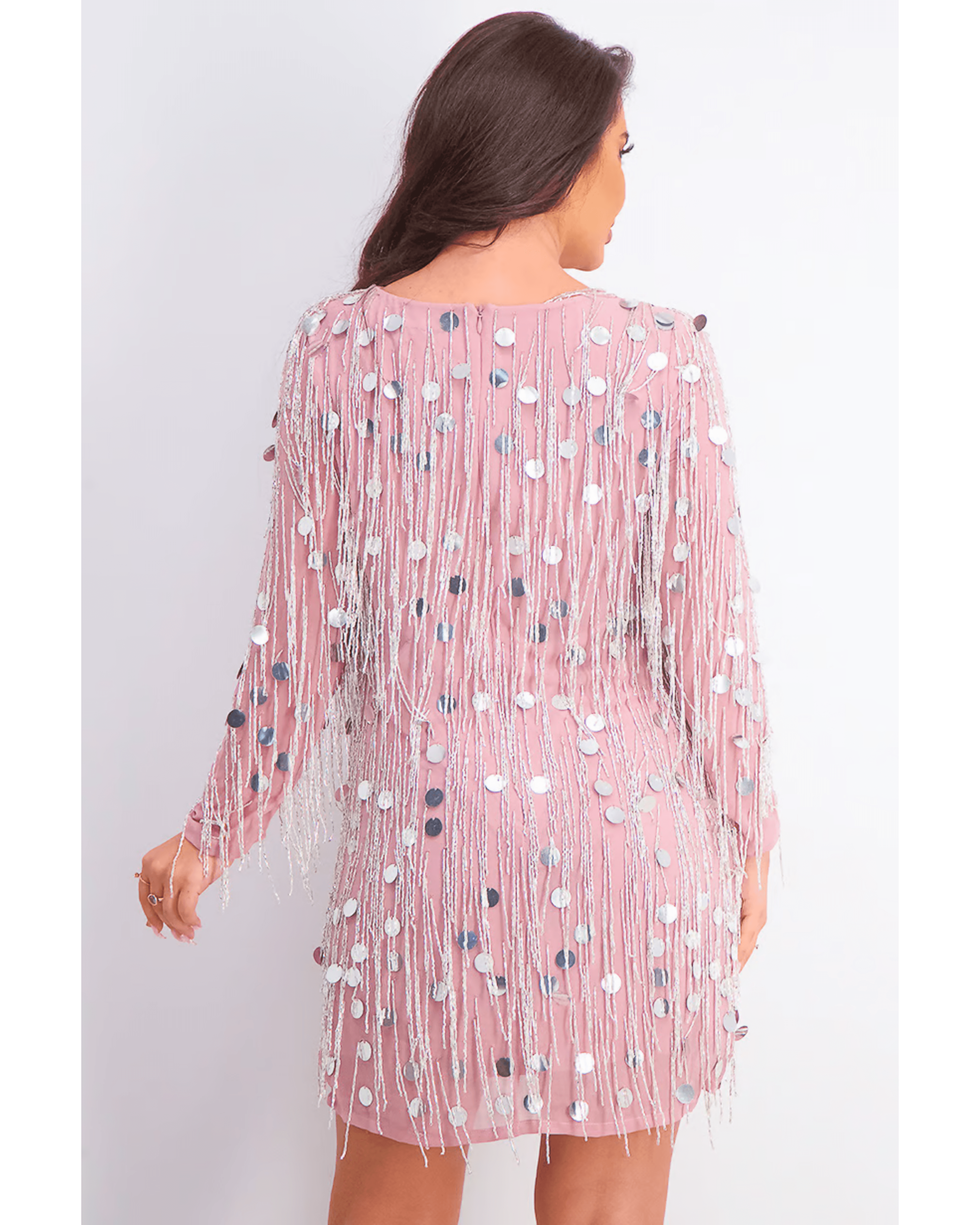 Baani Beaded Fringe Dress - Endless - UAE Rental and Resale for Women's Fashion