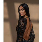 Backless Maxi Dress In Black - Endless - UAE Rental and Resale for Women's Fashion
