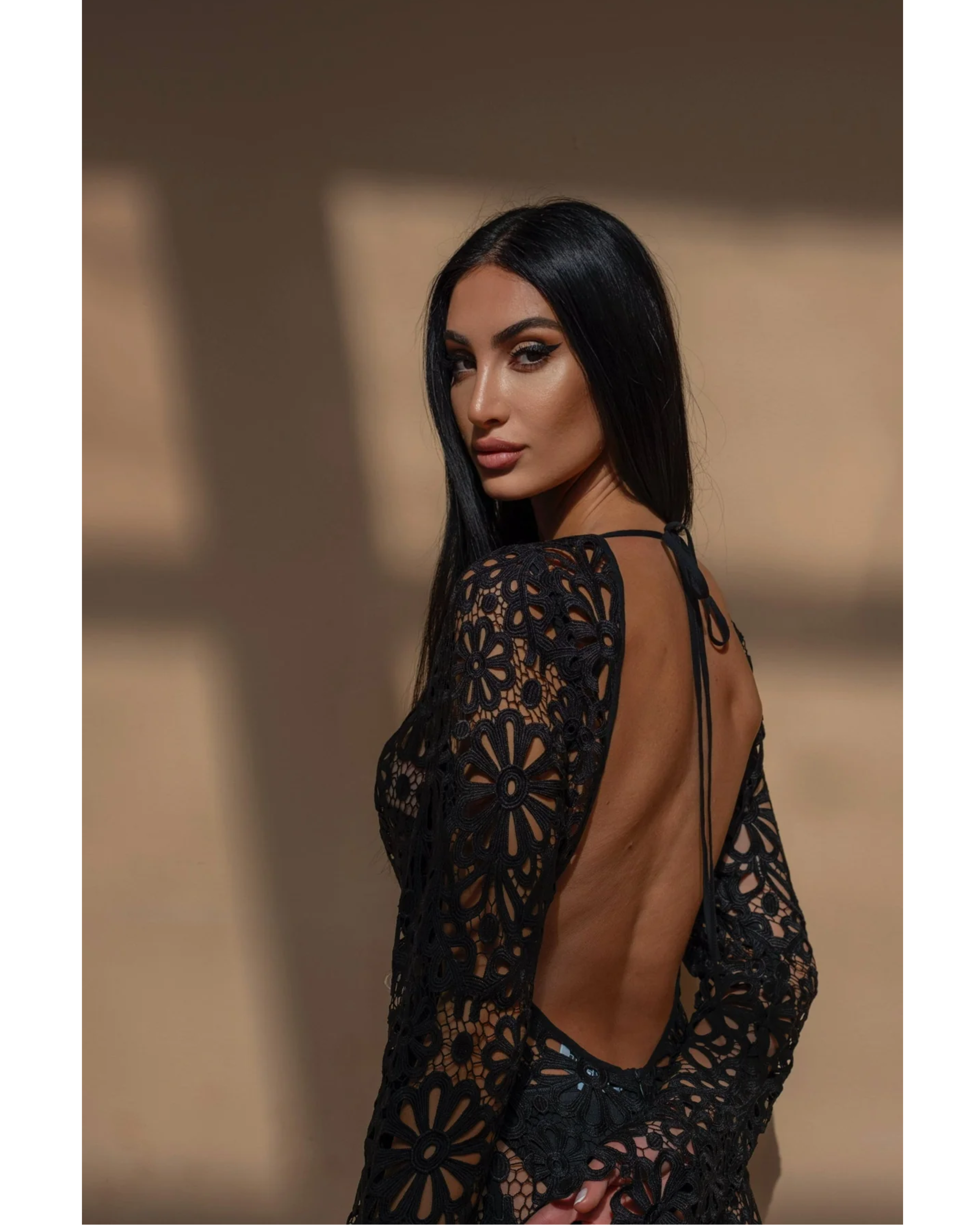 Backless Maxi Dress In Black - Endless - UAE Rental and Resale for Women's Fashion
