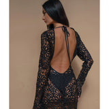 Backless Maxi Dress In Black - Endless - UAE Rental and Resale for Women's Fashion