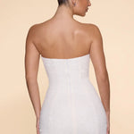 Basel Embellished Strapless Cowl Neck Mini Dress - Endless - UAE Rental and Resale for Women's Fashion