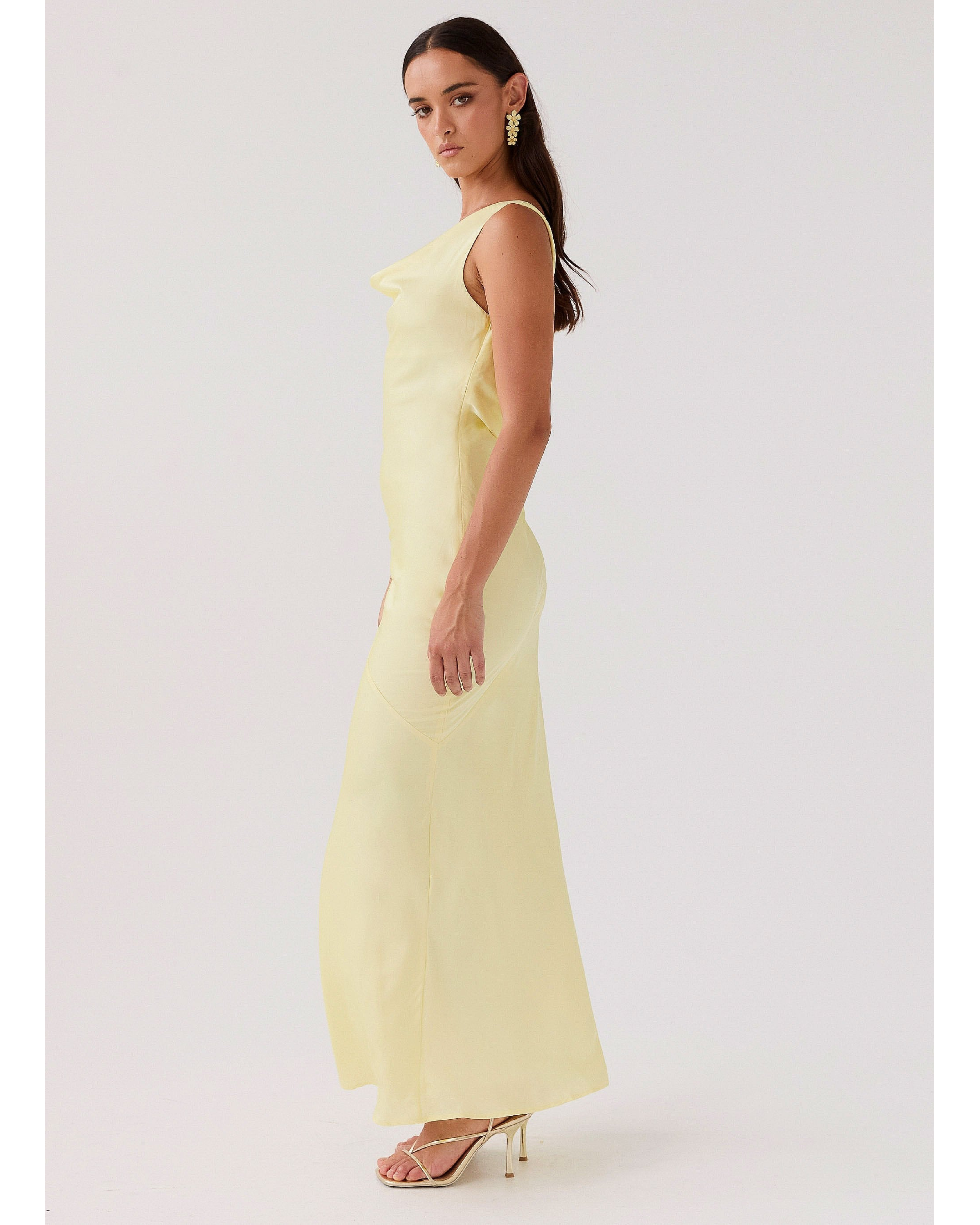 Be Mine Satin Maxi Dress - Endless - UAE Rental and Resale for Women's Fashion