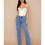 Bea Ivory Satin Draped Corset - Endless - UAE Rental and Resale for Women's Fashion