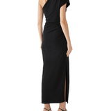 Beau Asymmetrical Midi Dress - Endless - UAE Rental and Resale for Women's Fashion