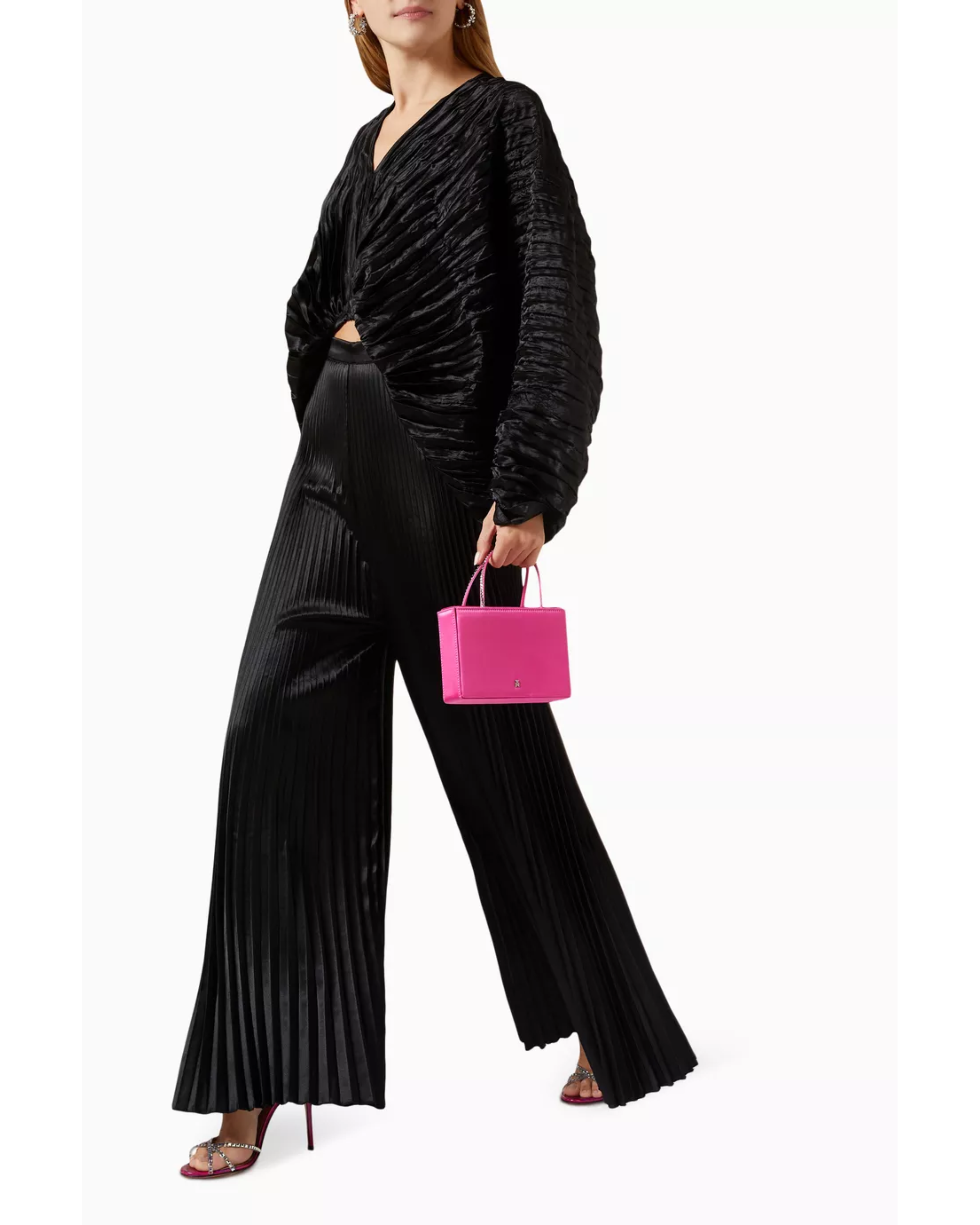 Bisous Pleated Pants - Endless - UAE Rental and Resale for Women's Fashion