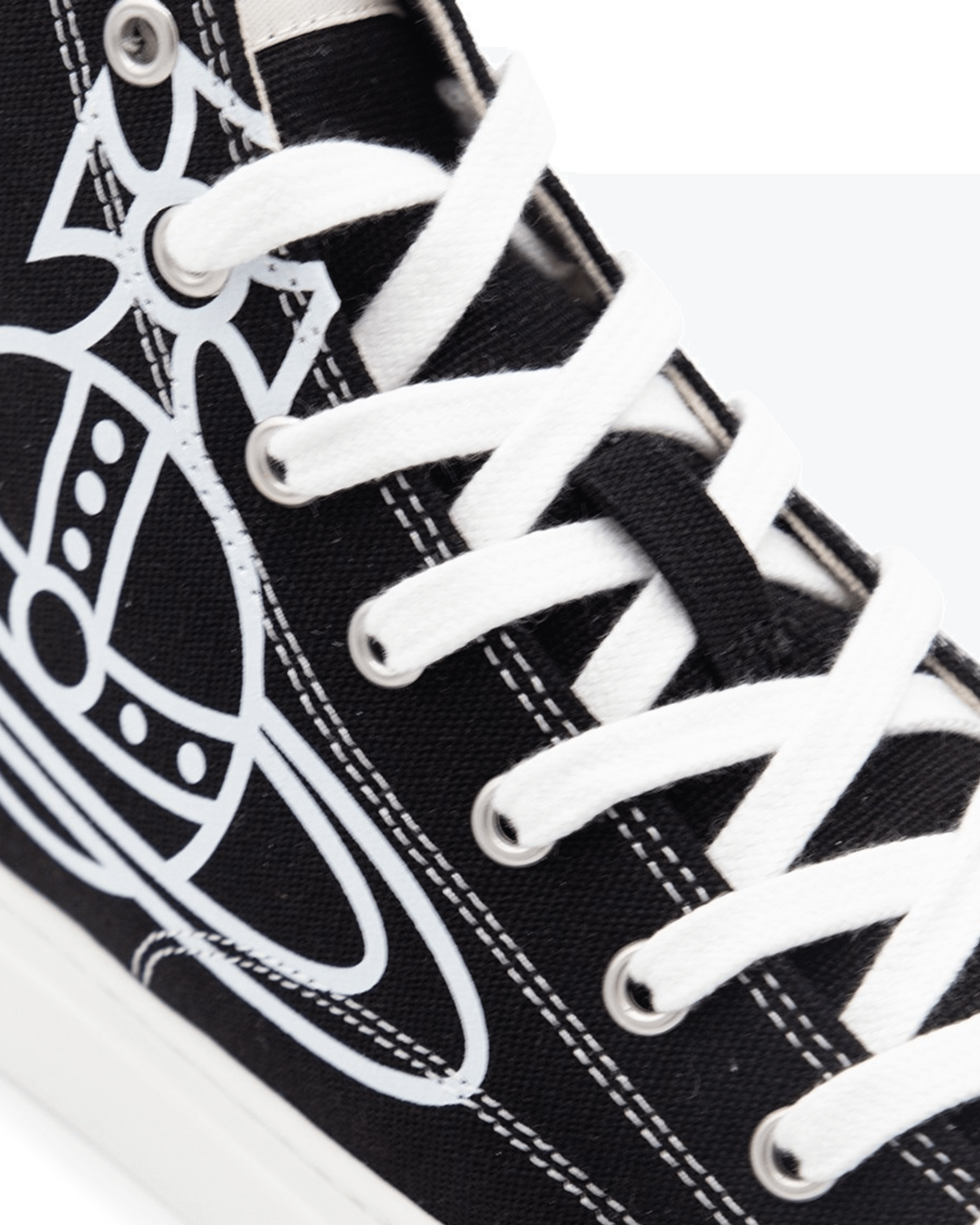 Black And White Canvas Sneakers - Endless - UAE Rental and Resale for Women's Fashion