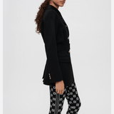 Black Double-Faced Coat With Belt - Endless - UAE Rental and Resale for Women's Fashion