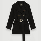 Black Double-Faced Coat With Belt - Endless - UAE Rental and Resale for Women's Fashion