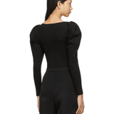 Black Jersey Sweetheart Bodysuit - Endless - UAE Rental and Resale for Women's Fashion