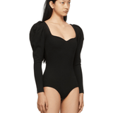 Black Jersey Sweetheart Bodysuit - Endless - UAE Rental and Resale for Women's Fashion