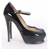 Black Patent Leather Tribute Mary Jane Pumps - Endless - UAE Rental and Resale for Women's Fashion