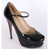 Black Patent Leather Tribute Mary Jane Pumps - Endless - UAE Rental and Resale for Women's Fashion