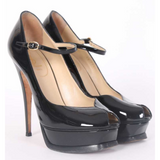 Black Patent Leather Tribute Mary Jane Pumps - Endless - UAE Rental and Resale for Women's Fashion
