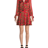 Blaise Cheetah Lips Trapeze Mini Skirt - Endless - UAE Rental and Resale for Women's Fashion