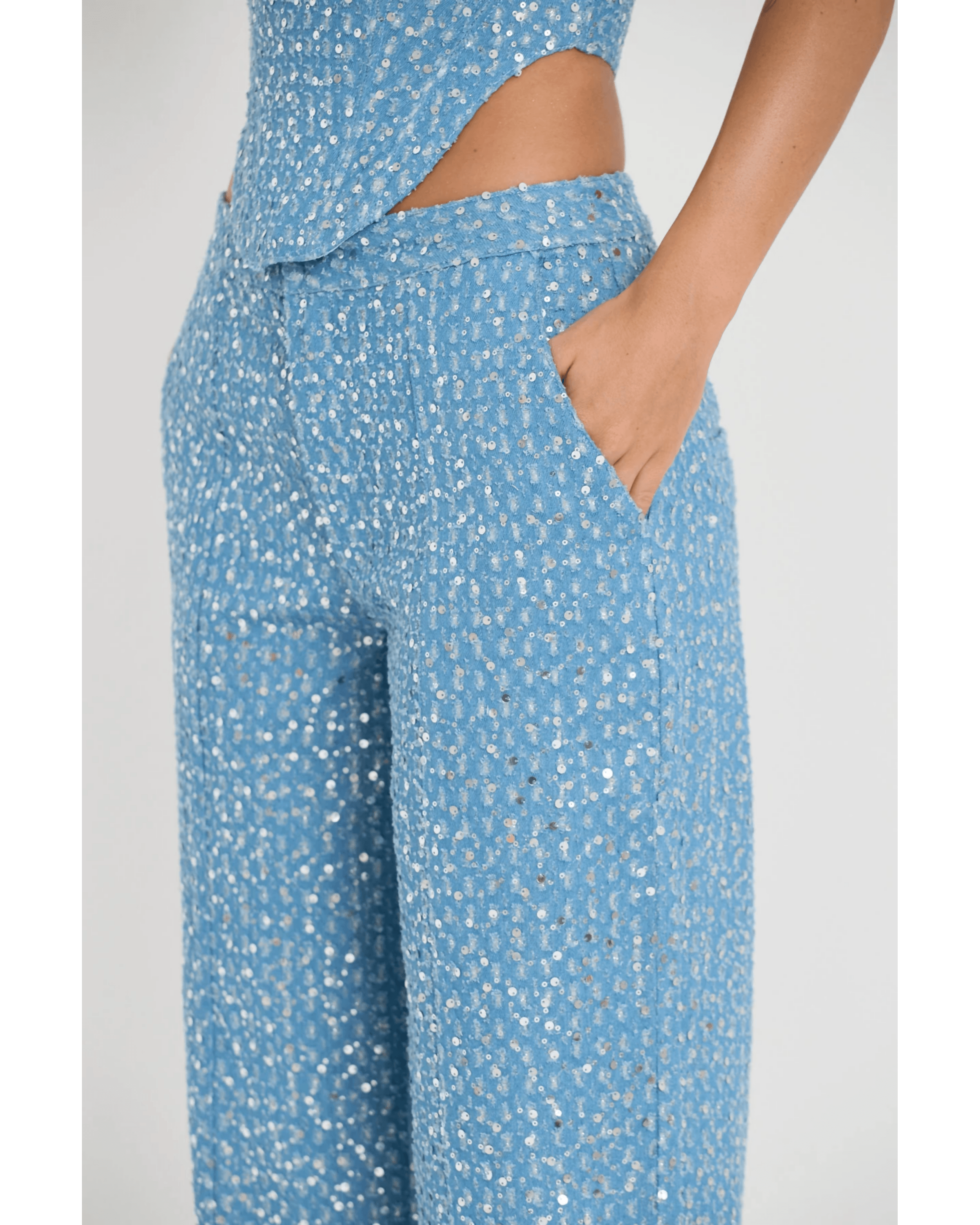 Blue Glaze Maya Co ord Set - Endless - UAE Rental and Resale for Women's Fashion