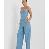 Blue Glaze Maya Co ord Set - Endless - UAE Rental and Resale for Women's Fashion