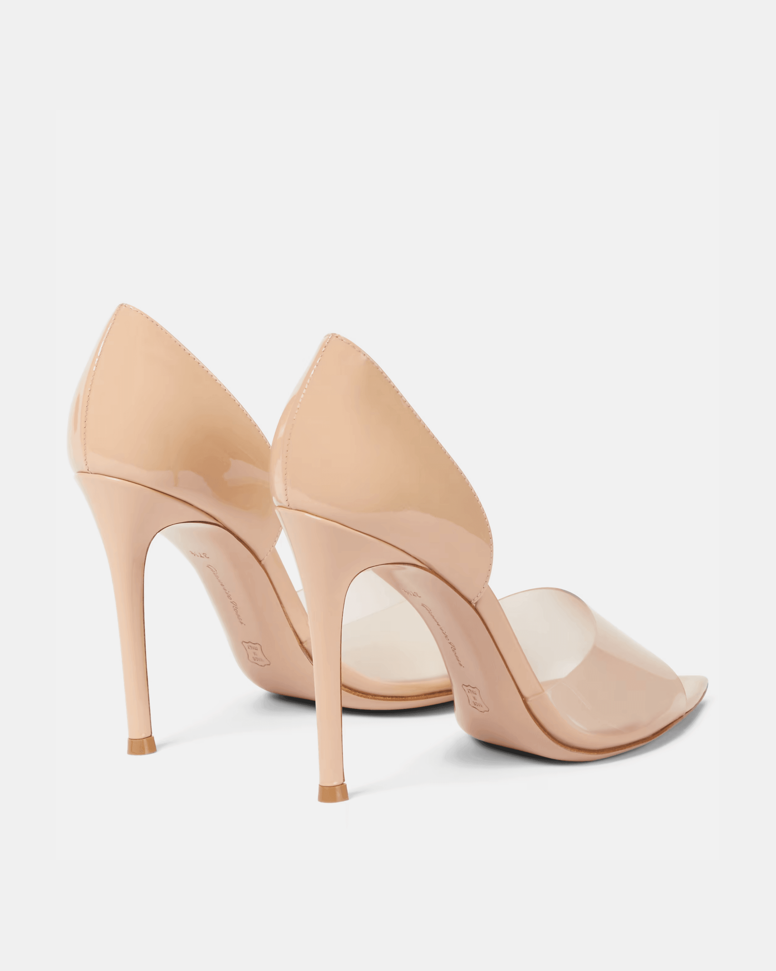 Bree Leather and PVC Peep-Toe Pumps - Endless - UAE Rental and Resale for Women's Fashion