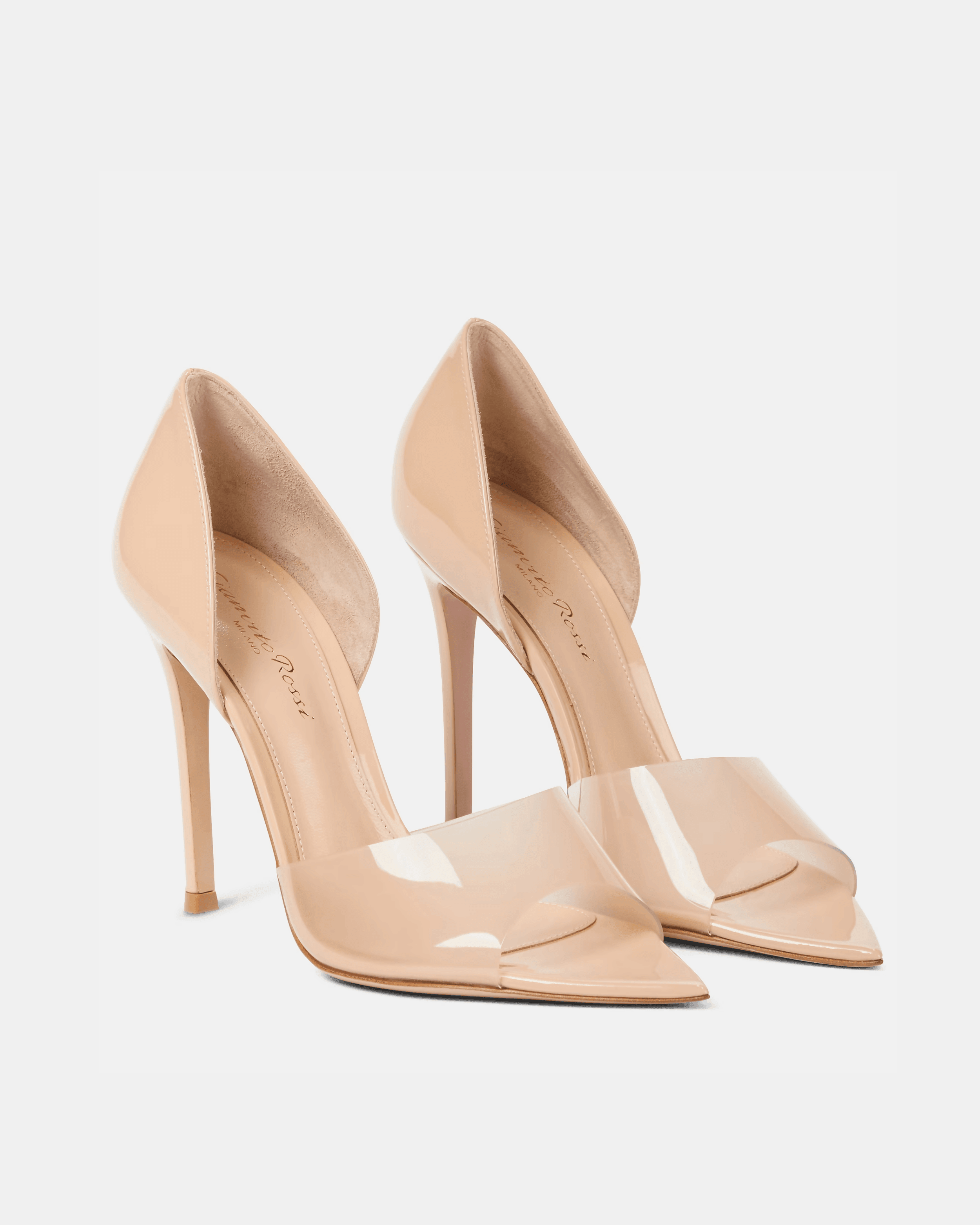 Bree Leather and PVC Peep-Toe Pumps - Endless - UAE Rental and Resale for Women's Fashion