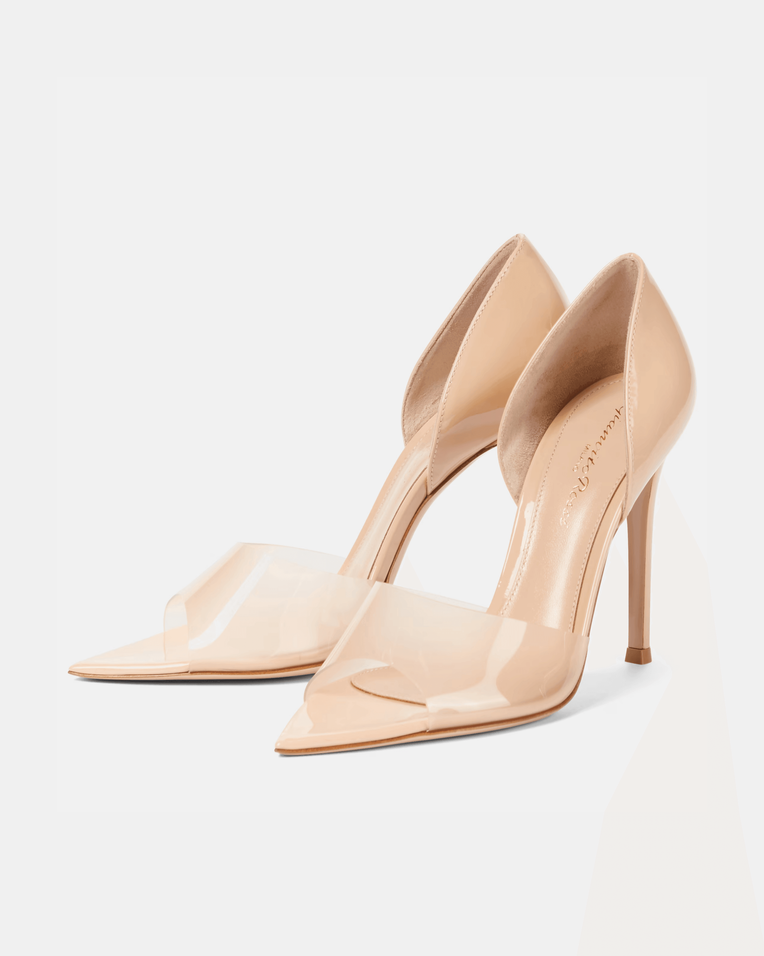 Bree Leather and PVC Peep-Toe Pumps - Endless - UAE Rental and Resale for Women's Fashion
