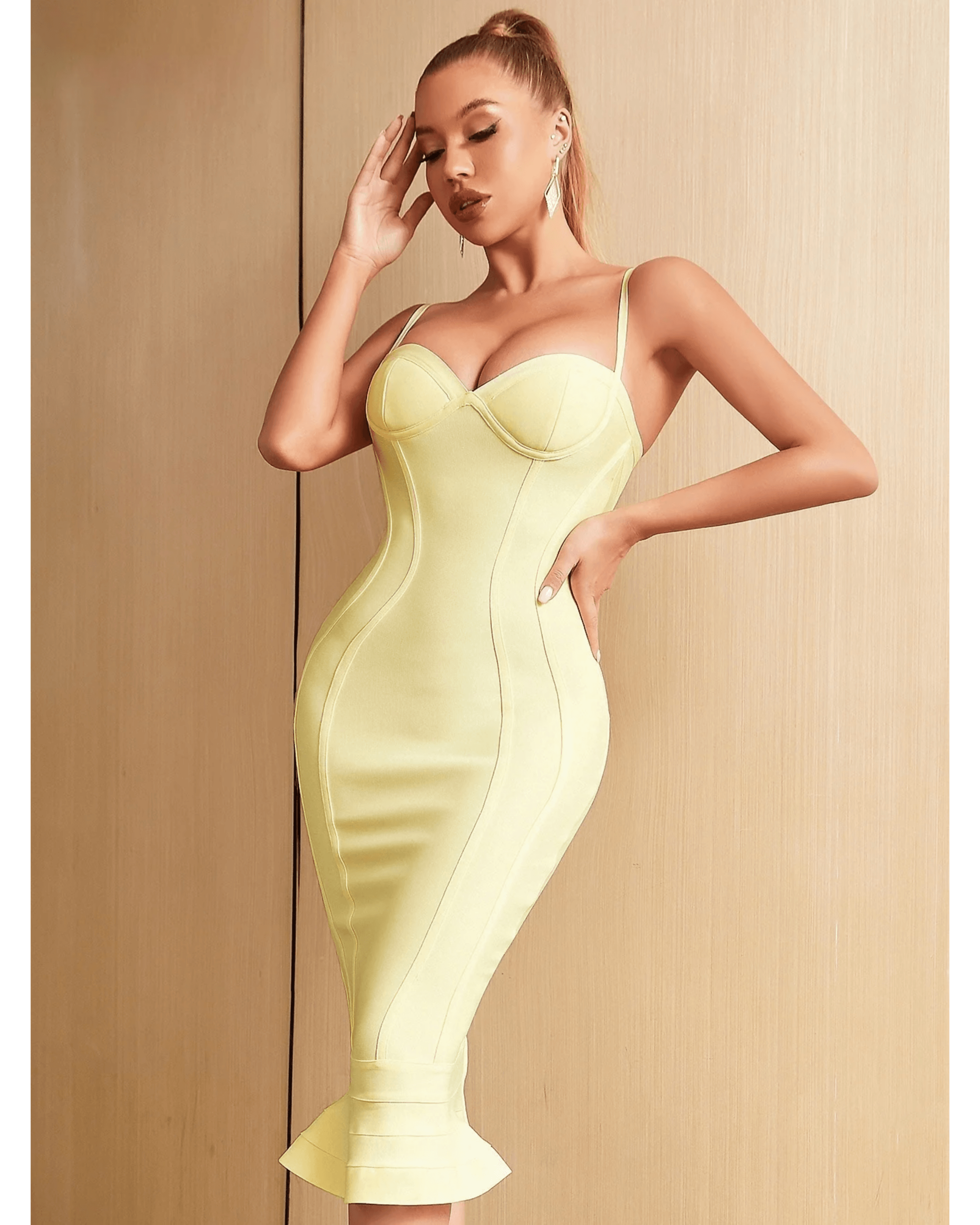 Brenna Bandage Dress - Endless - UAE Rental and Resale for Women's Fashion