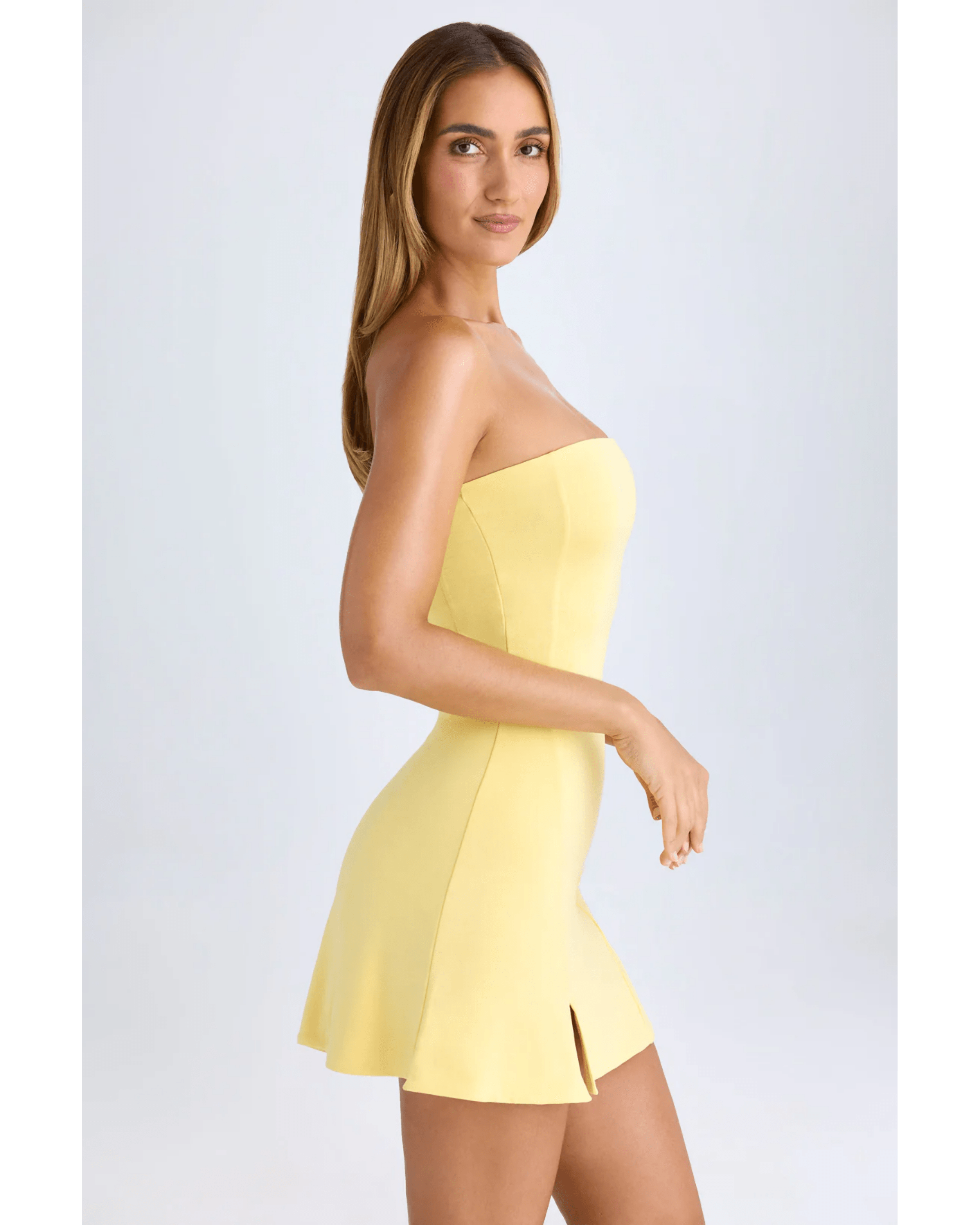 Brielle Modal Bandeau Mini Dress - Endless - UAE Rental and Resale for Women's Fashion