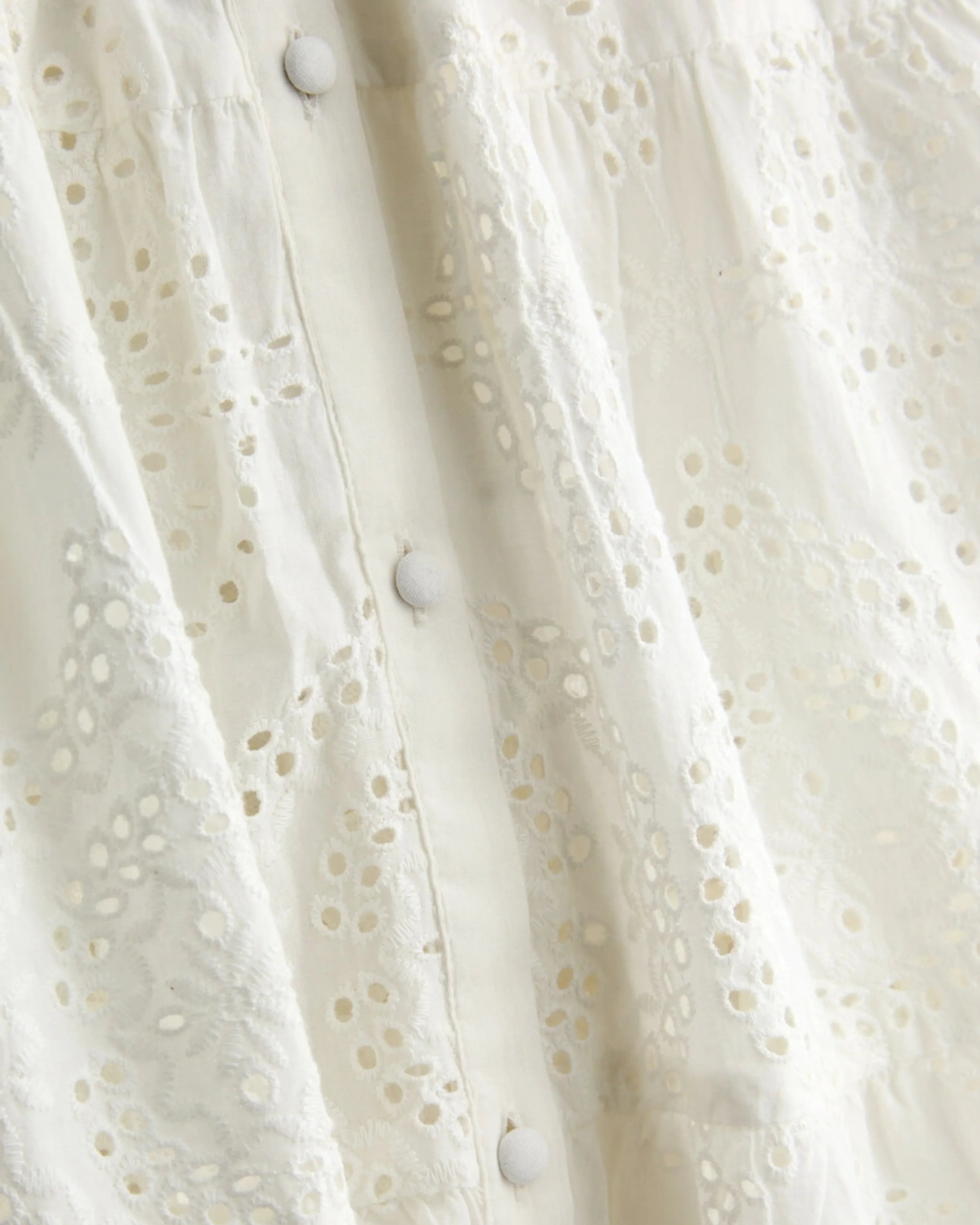 Broderie Anglaise Cotton Maxi Dress - Endless - UAE Rental and Resale for Women's Fashion