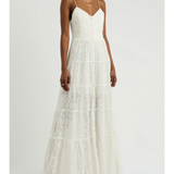 Broderie Anglaise Cotton Maxi Dress - Endless - UAE Rental and Resale for Women's Fashion