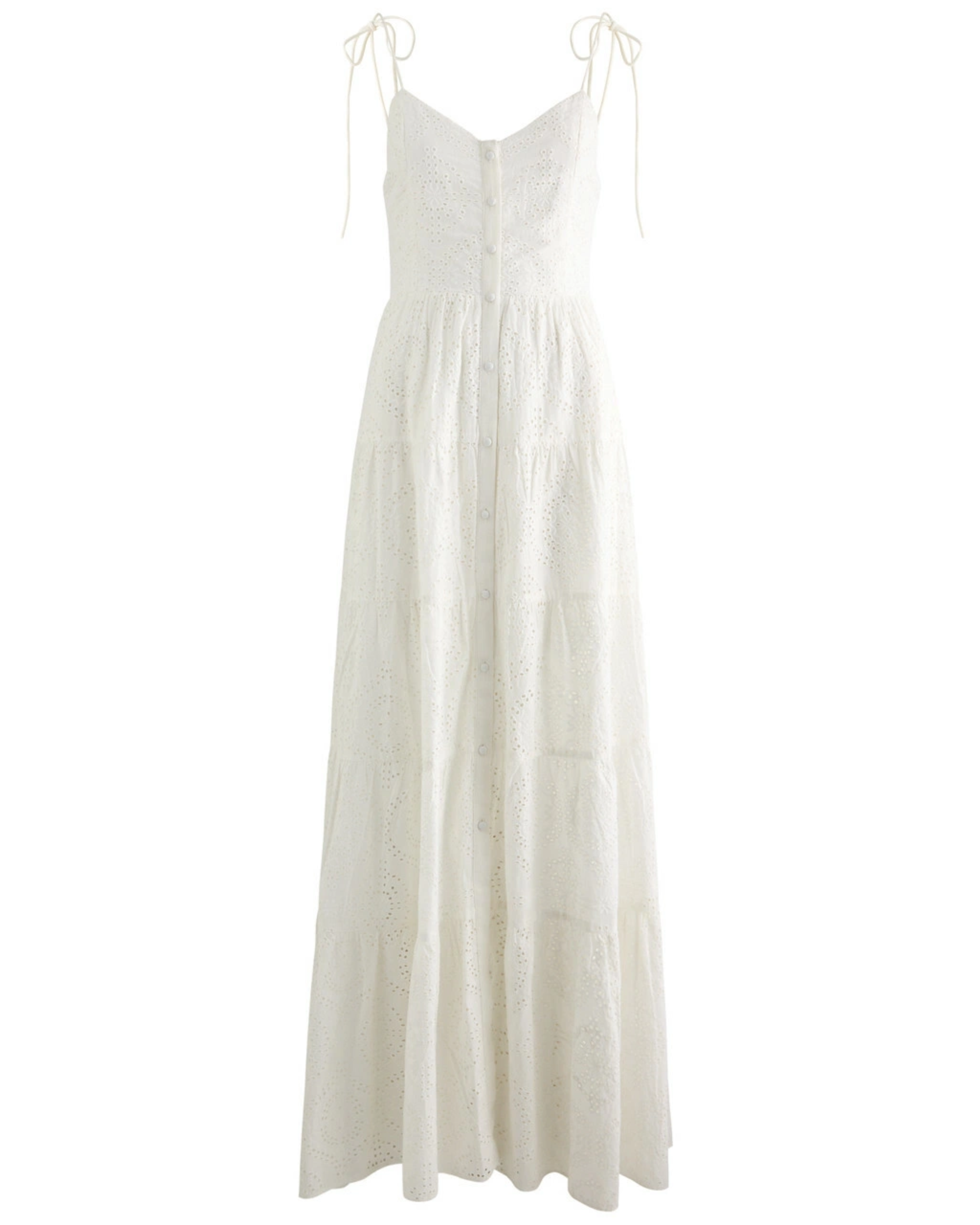 Broderie Anglaise Cotton Maxi Dress - Endless - UAE Rental and Resale for Women's Fashion