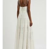 Broderie Anglaise Cotton Maxi Dress - Endless - UAE Rental and Resale for Women's Fashion